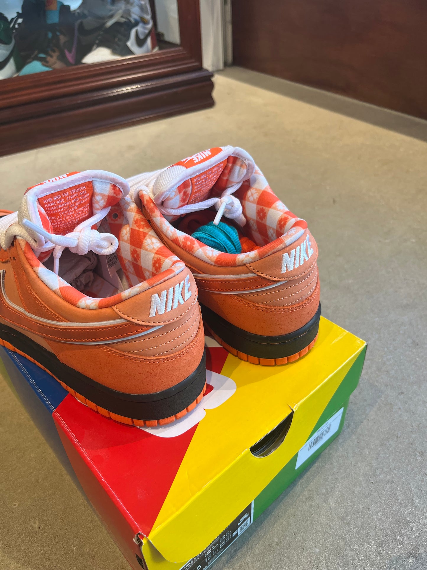 Nike SB Dunk Low Concepts Orange Lobster 42.5