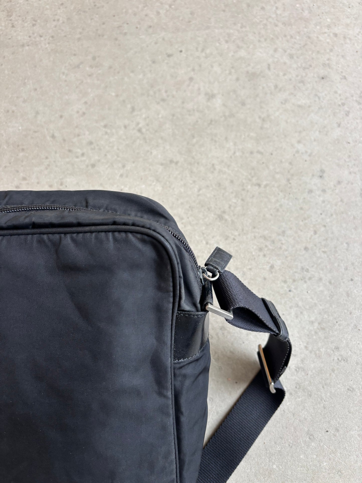 Prada Nylon Shoulder Bag Black
