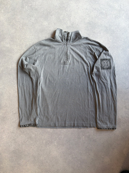 Stone Island Compass Quarter Zip Longlseeve XL