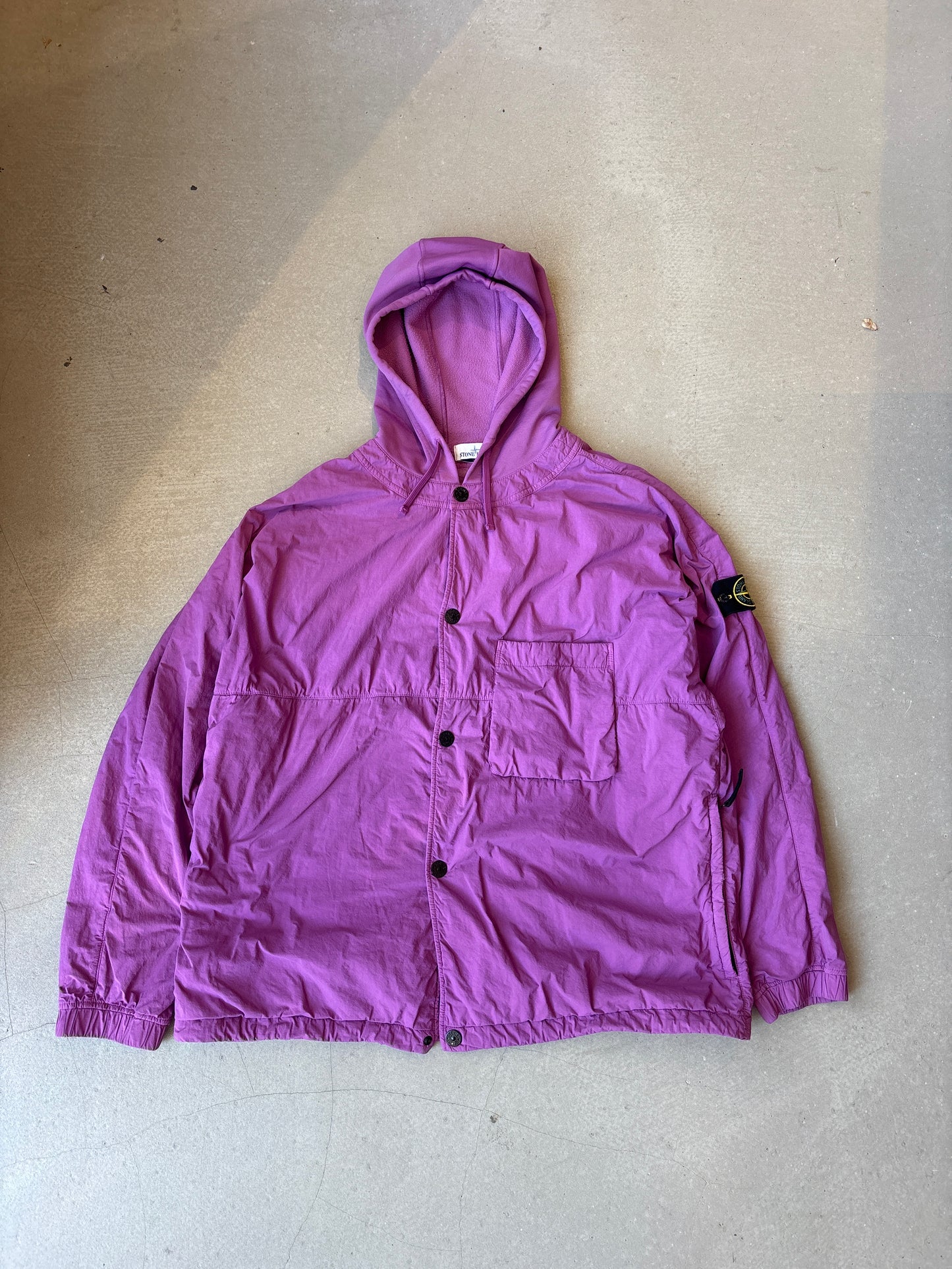 Stone Island Purple Parka XXL