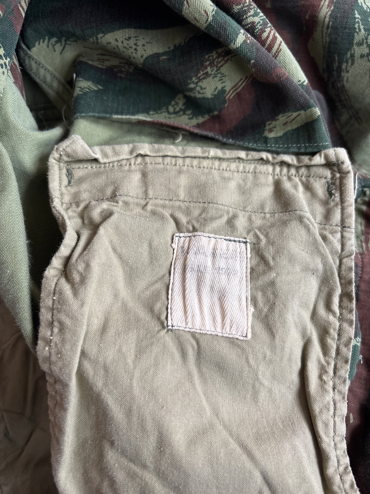 French Military M47 Lizard Camo Jacket L