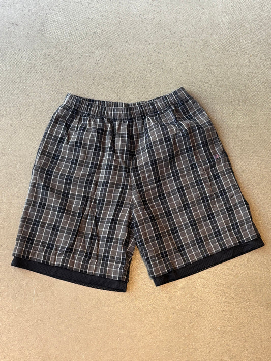 Acne Studios Checked Cotton Flannel Shorts M