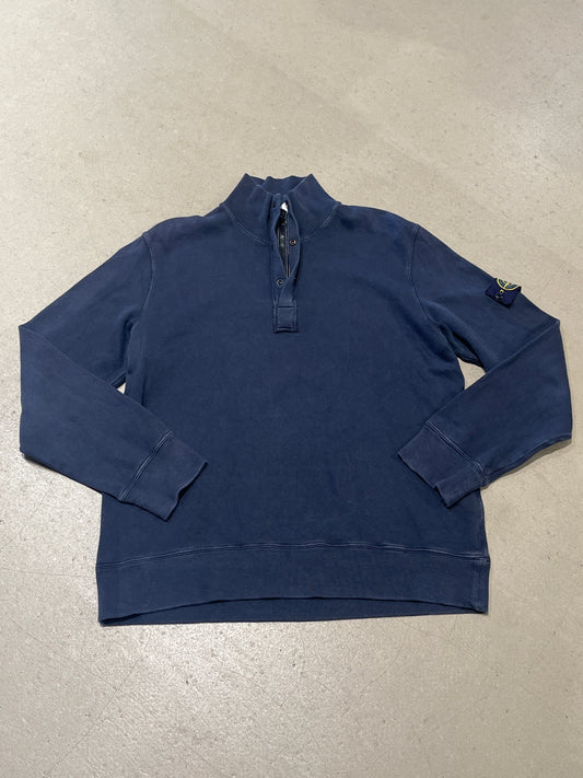 Stone Island Half Zip Sweater Navy XXL