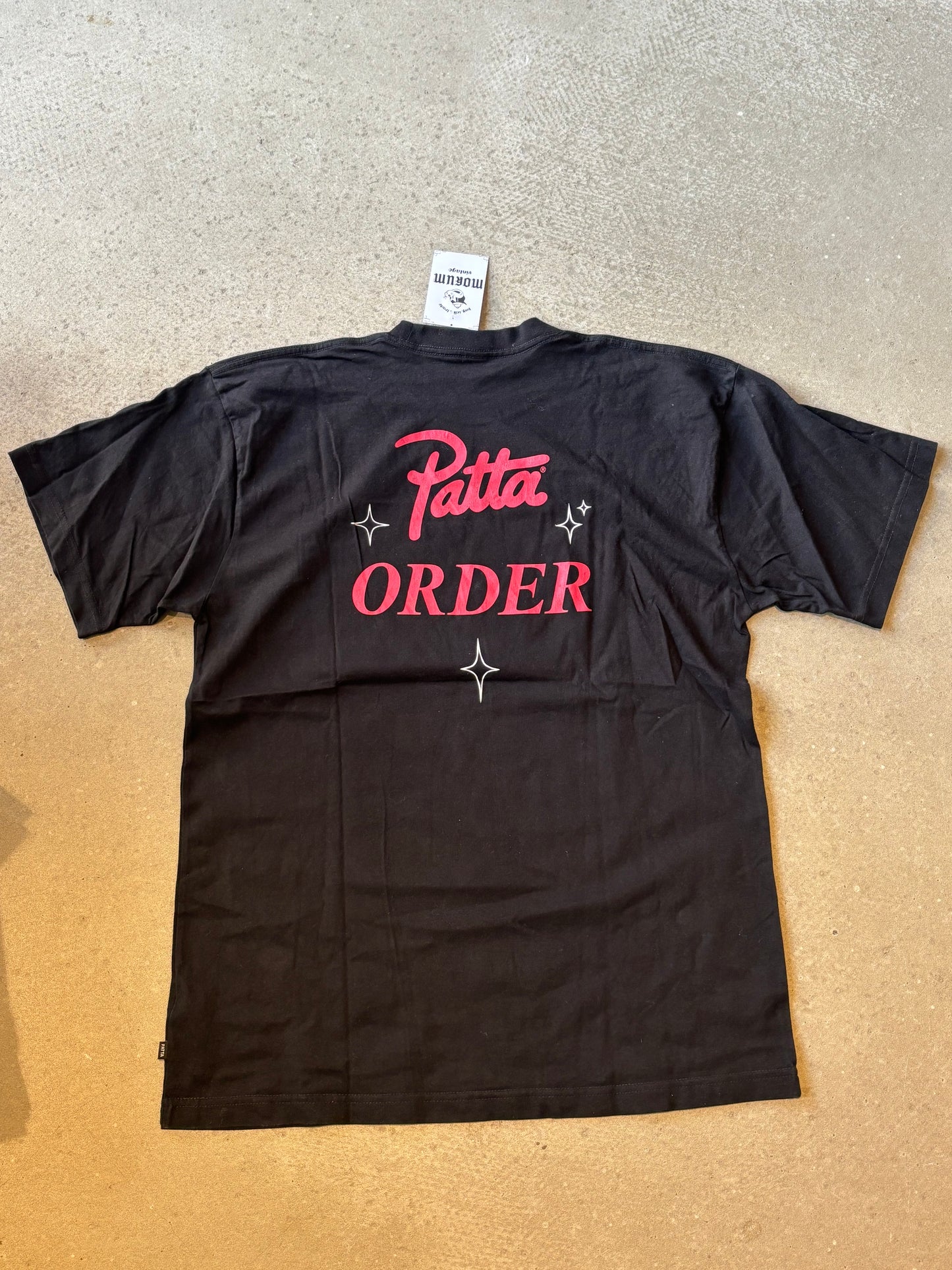 Patta x Order Poster Tee Black L