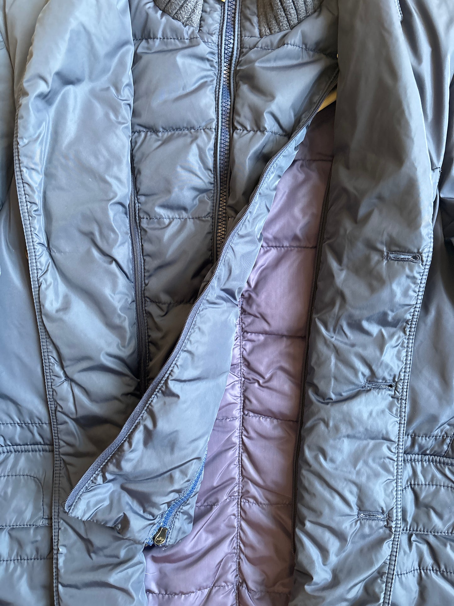 Moncler Hybrid Blazer Down Jacket Removable Collar Blue S