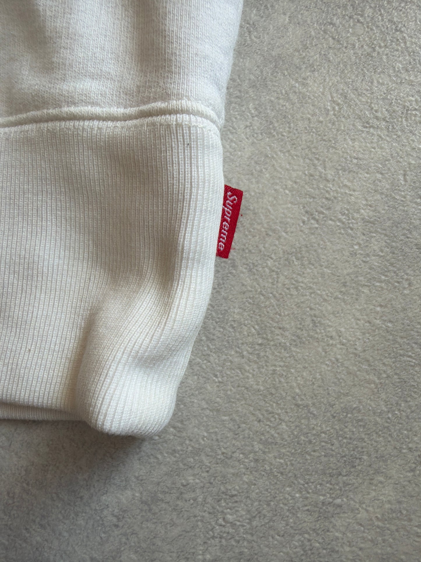 Supreme x CDG FW18 Box Logo Split Hoodie White XL