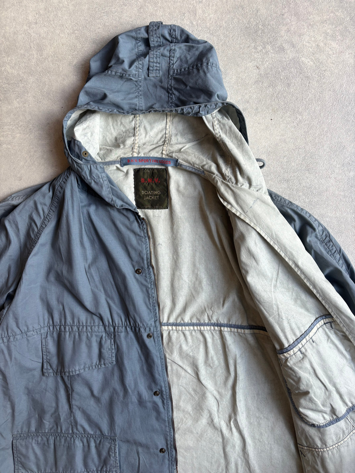 Boneville Boating Grey/Blue Jacket L