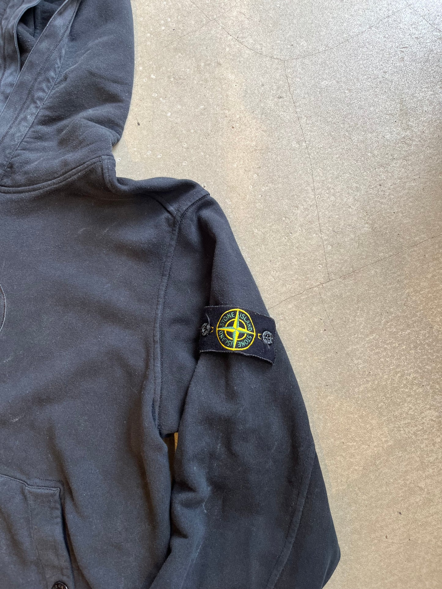 Supreme x Stone Island Hoodie Black S