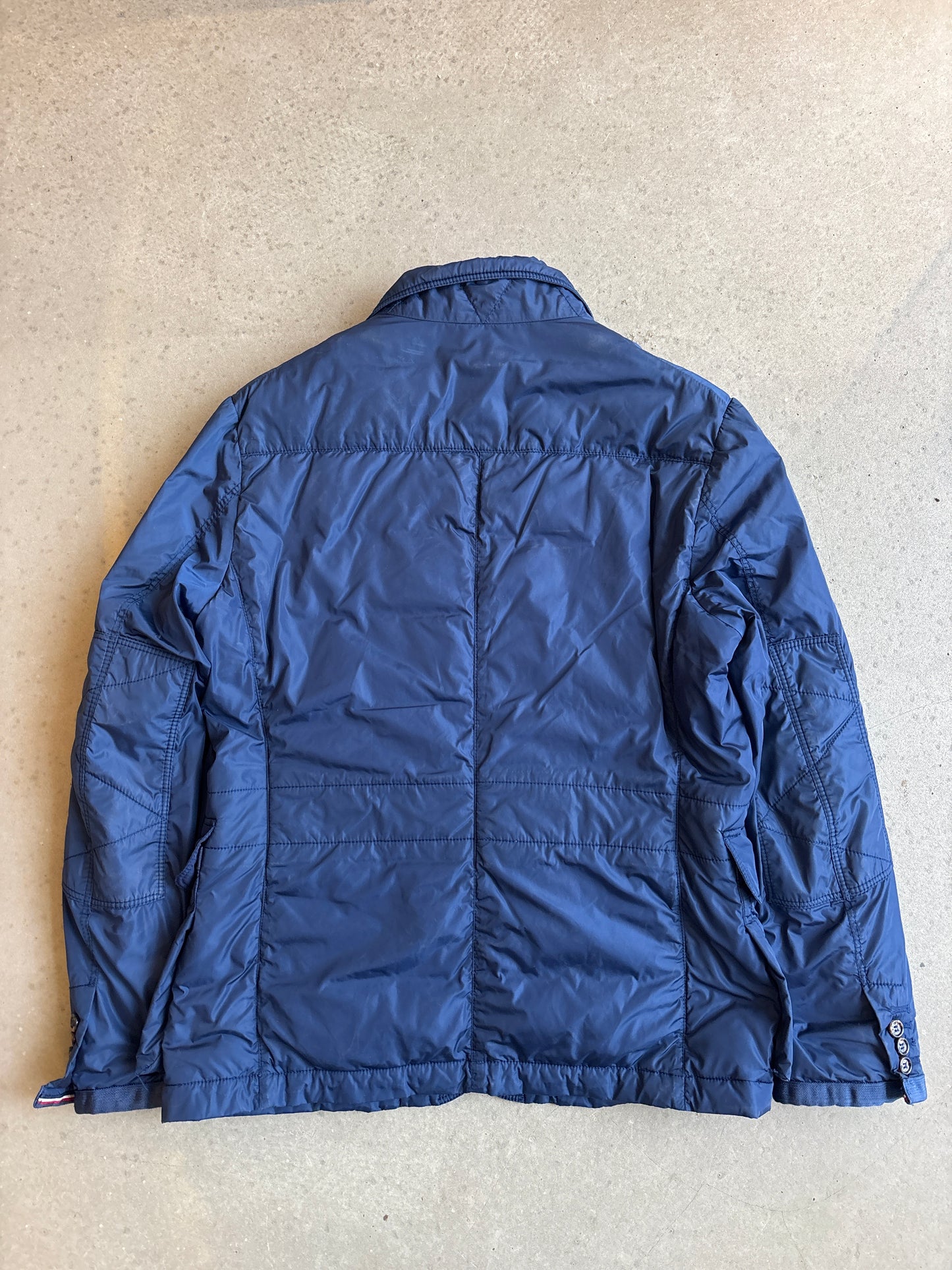 Moncler Hybrid Blazer Down Jacket Removable Collar Blue S