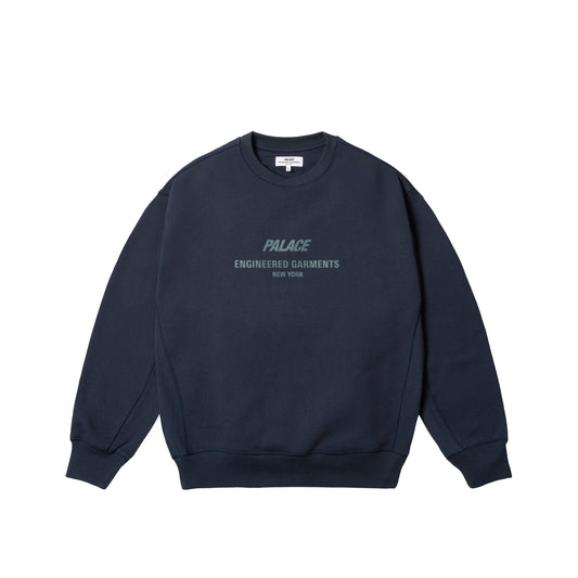 Palace Engineered Garments Crew Navy