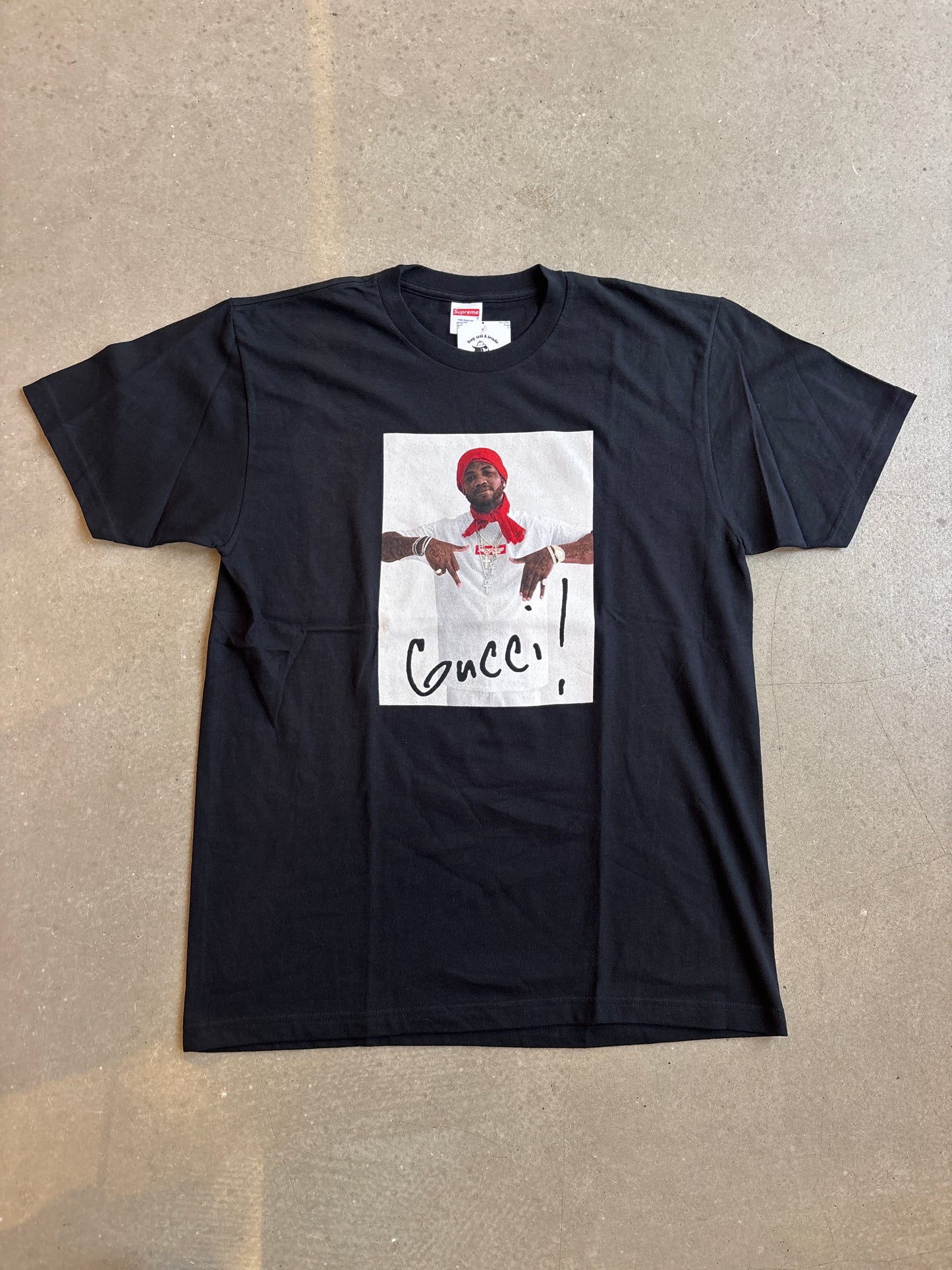 Supreme Gucci Mane Tee Black L