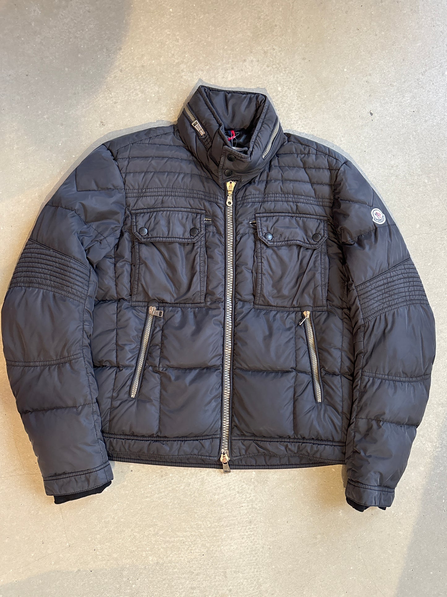 Moncler Edouard Giubbotto Puffer Jacket Black L