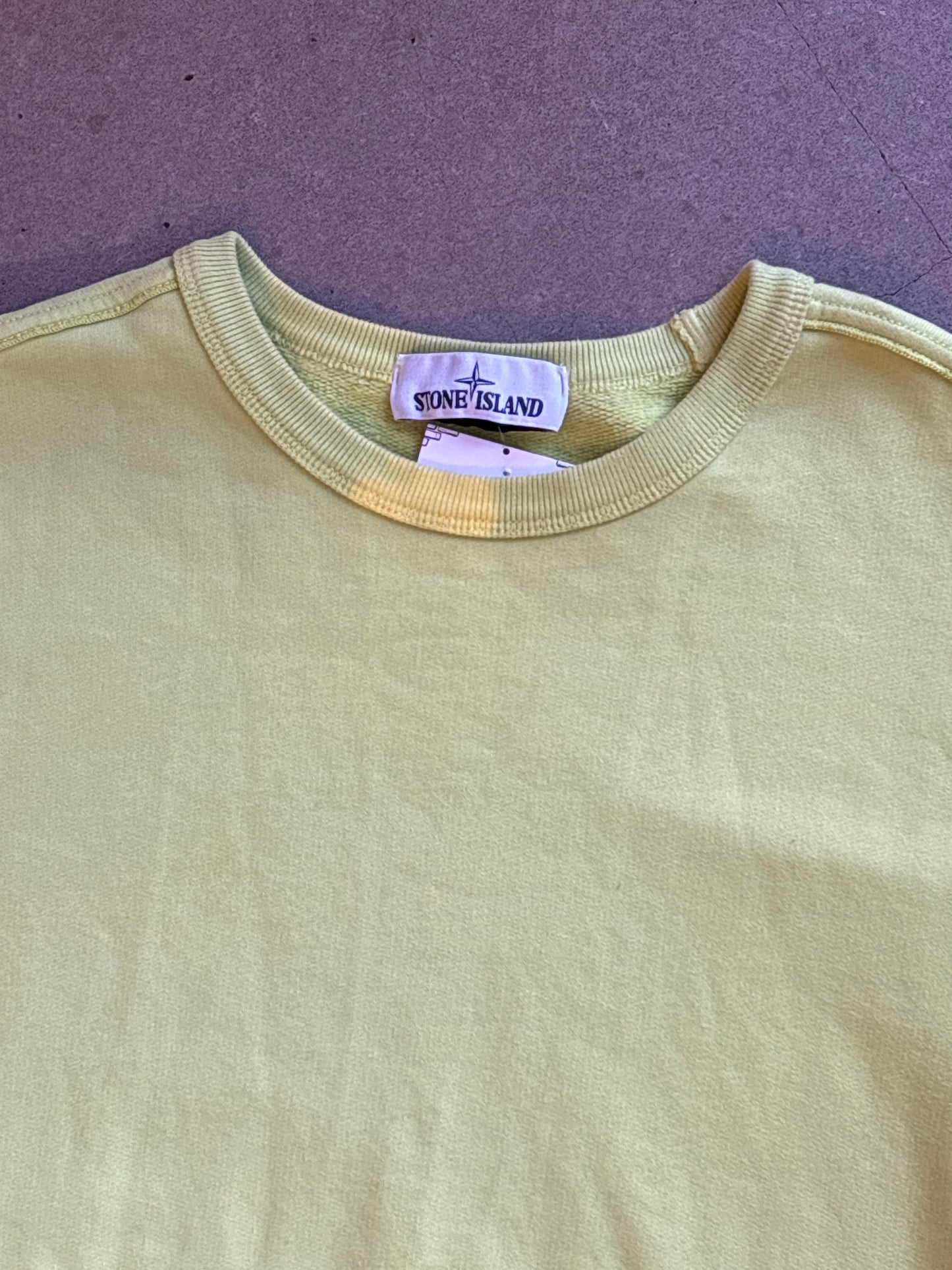 Stone Island Crewneck Sweater Neon Green L