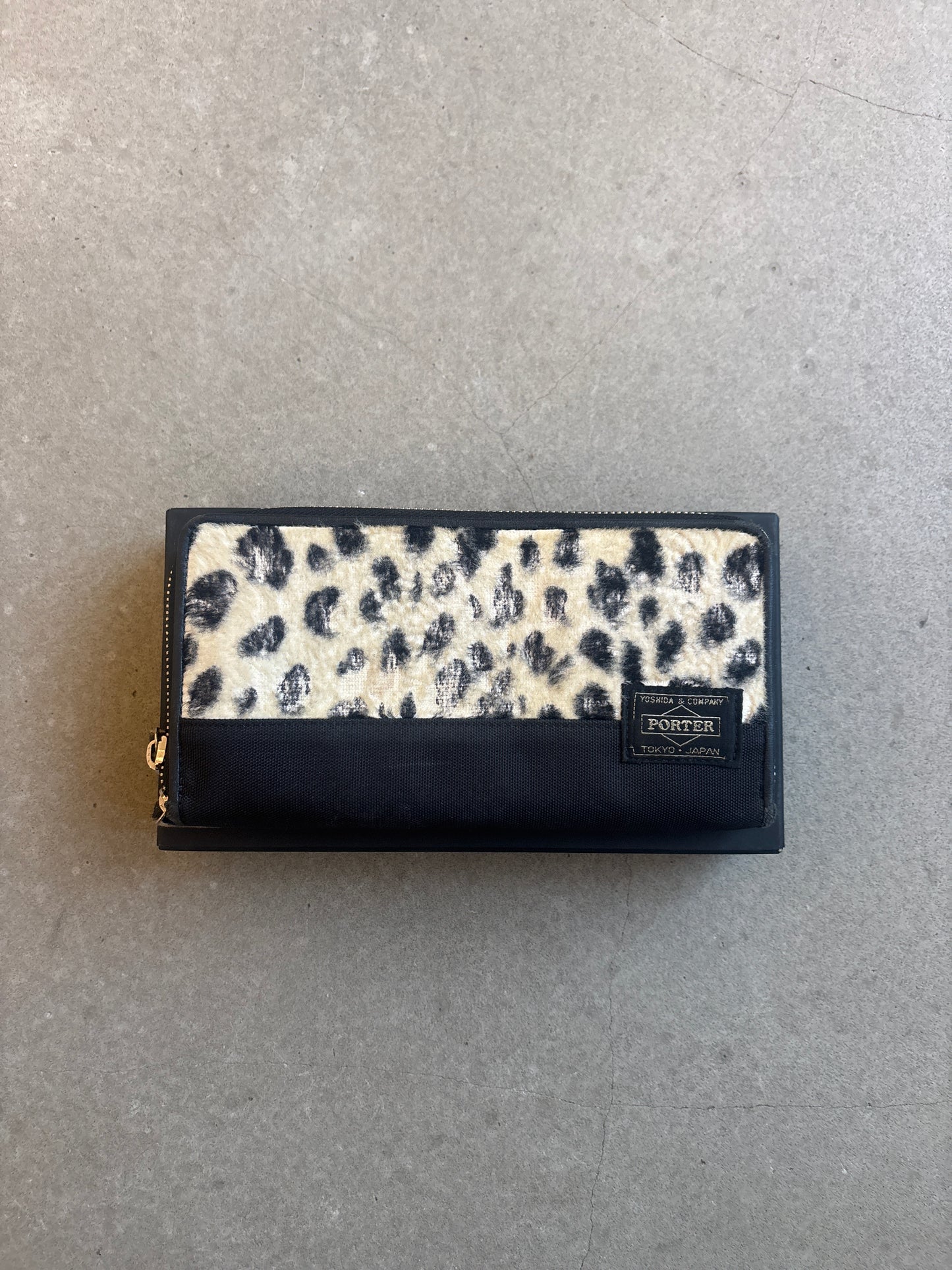 Porter Panther Fur Print Wallet