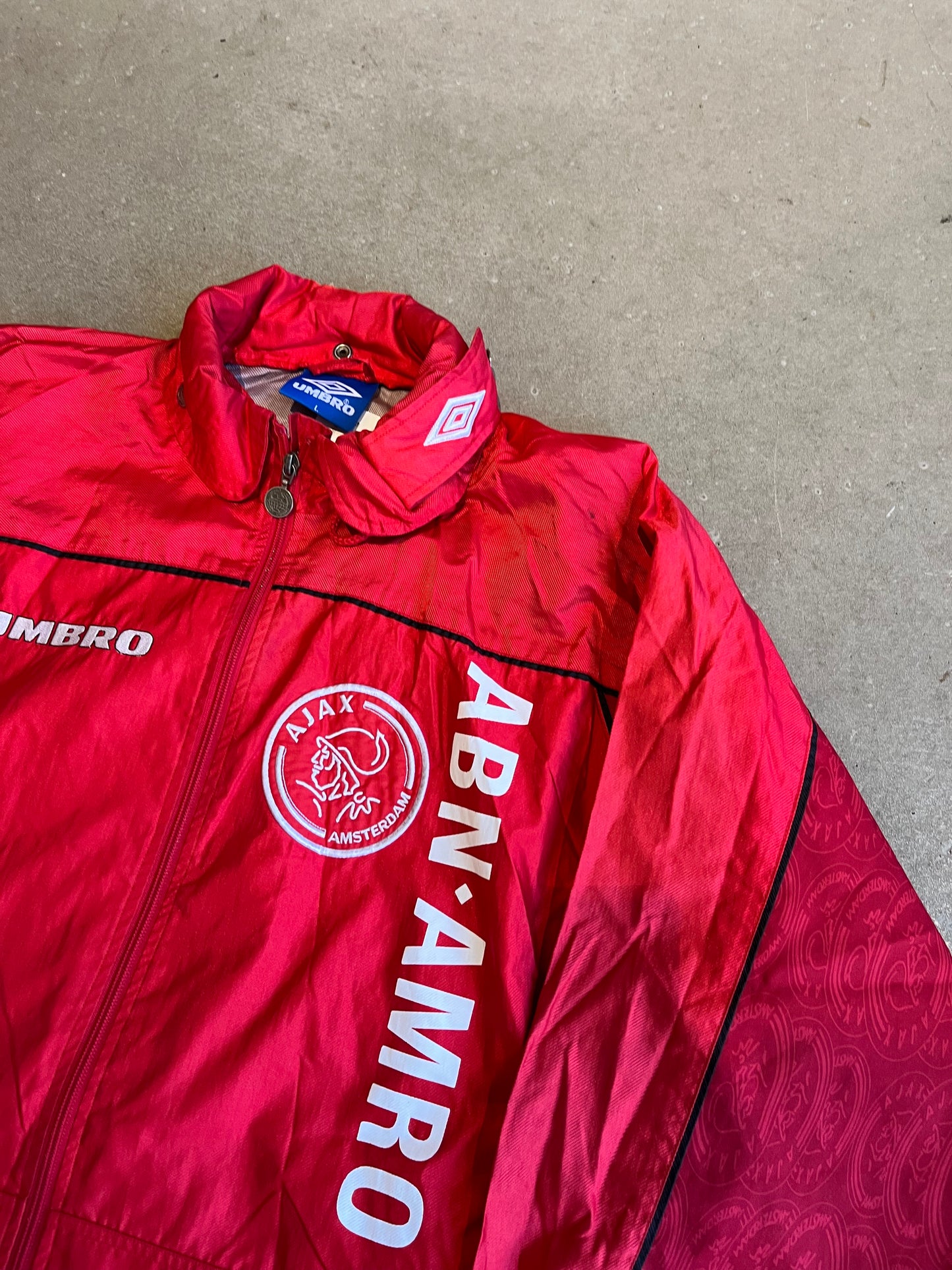 Umbro Ajax Jacket 1997 Red L