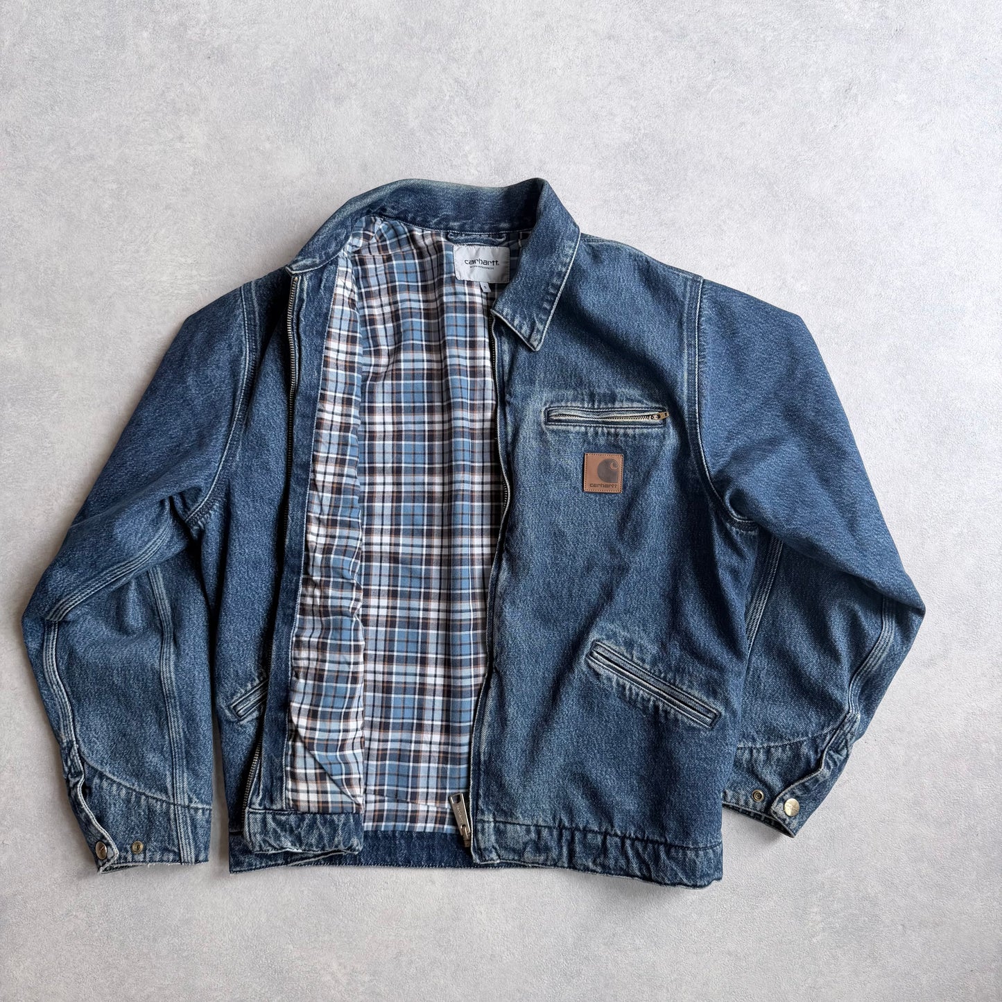 Carhartt Rider Jacket Size S Denim