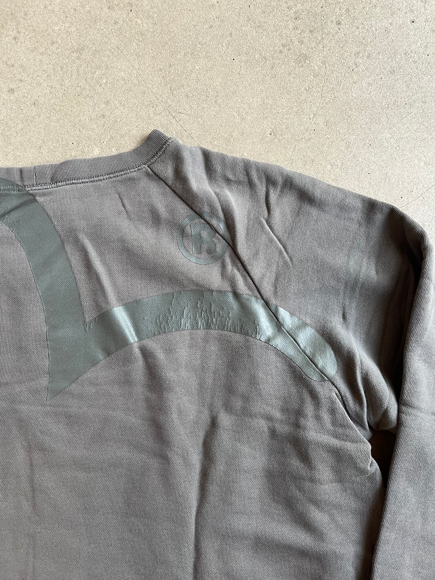 Evisu Genes Back Print Sweater Olive Large