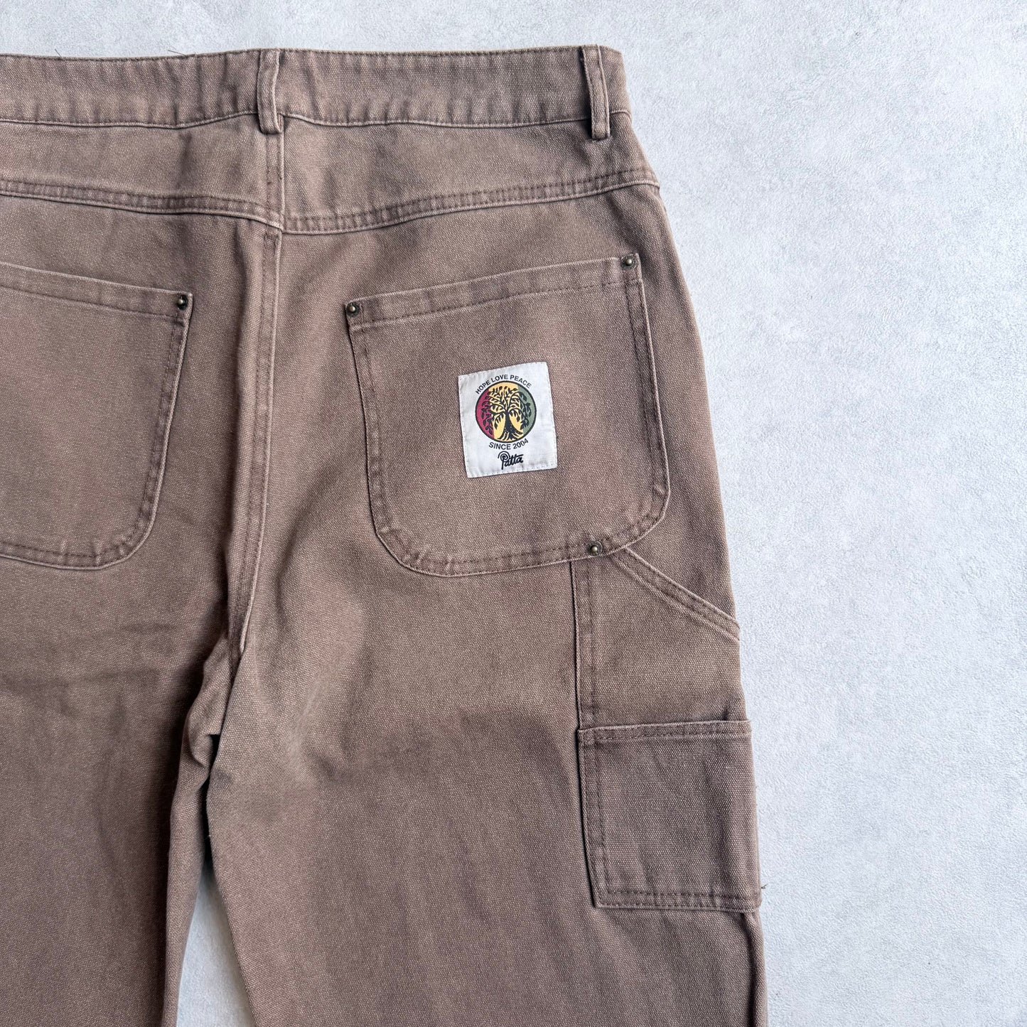 Patta Canvas Painter Brown Pants W 30 L 32