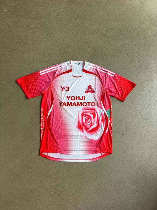 Palace Y-3 Football T-Shirt White/Red