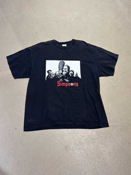 Vintage Delta Simpsons Sapranos Tee Black XL