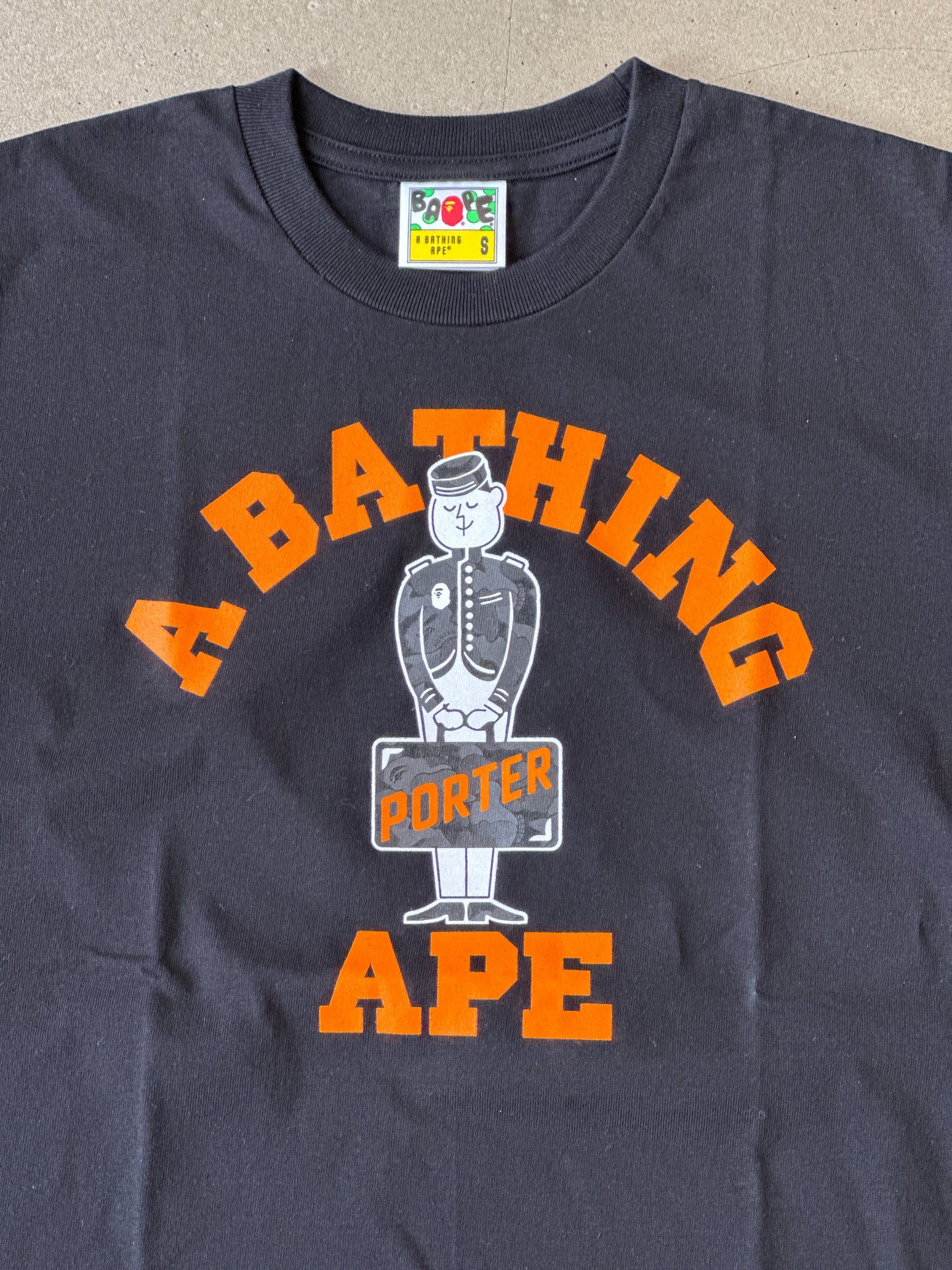Bape x Porter Tee Black S