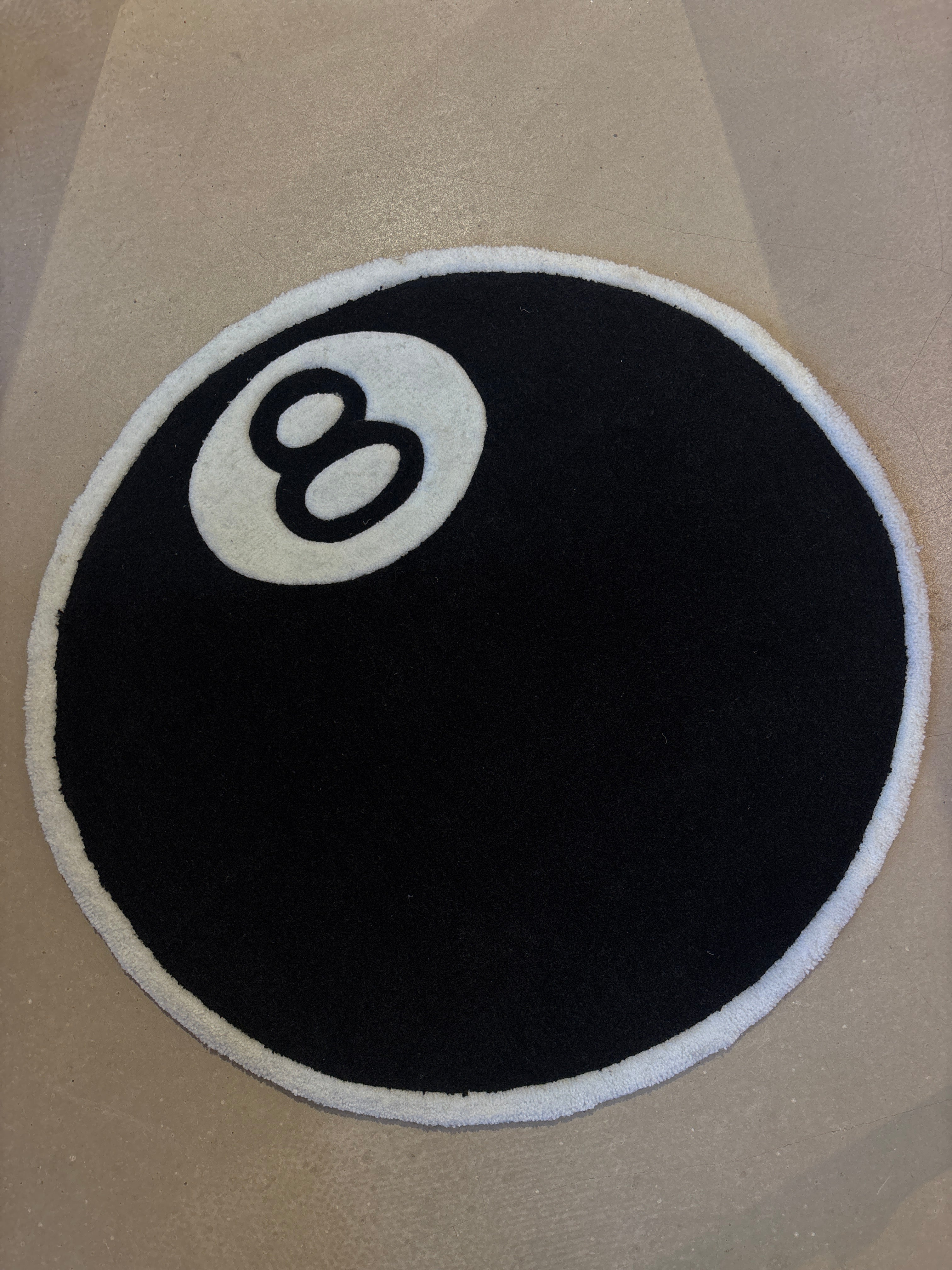 Stüssy 8-BALL Rug Black – Mokum Vintage