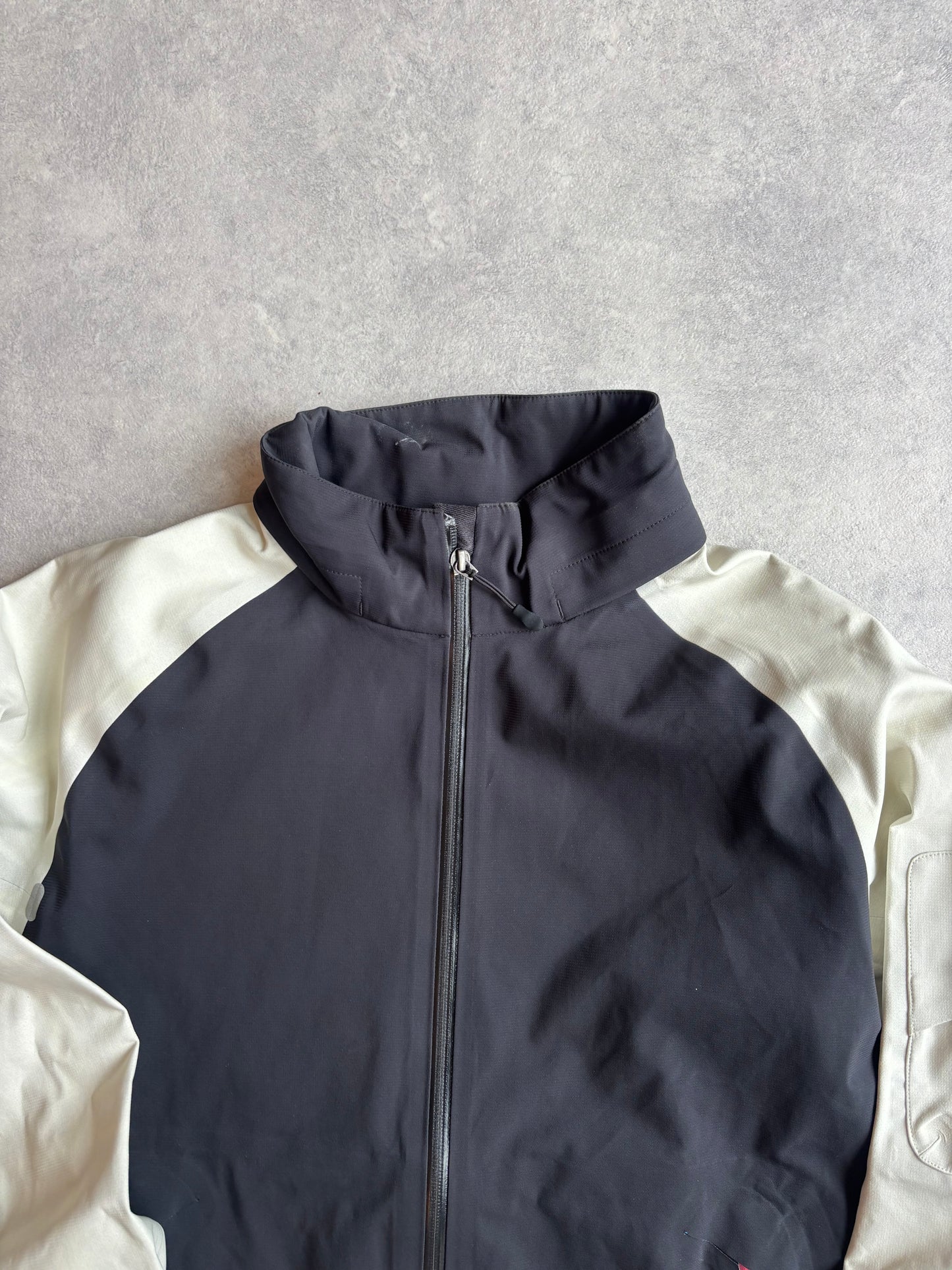 Nike Tartin Lining Rain Jacket Black Medium