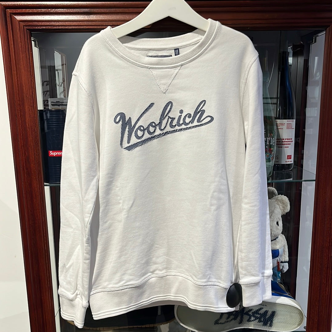 Woolrich Crew Neck Kids White 10Y