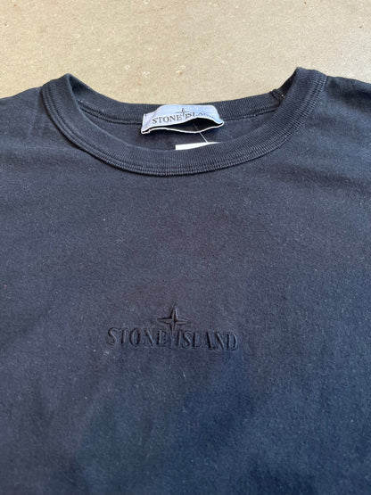 Stone Island Logo Tee Black L