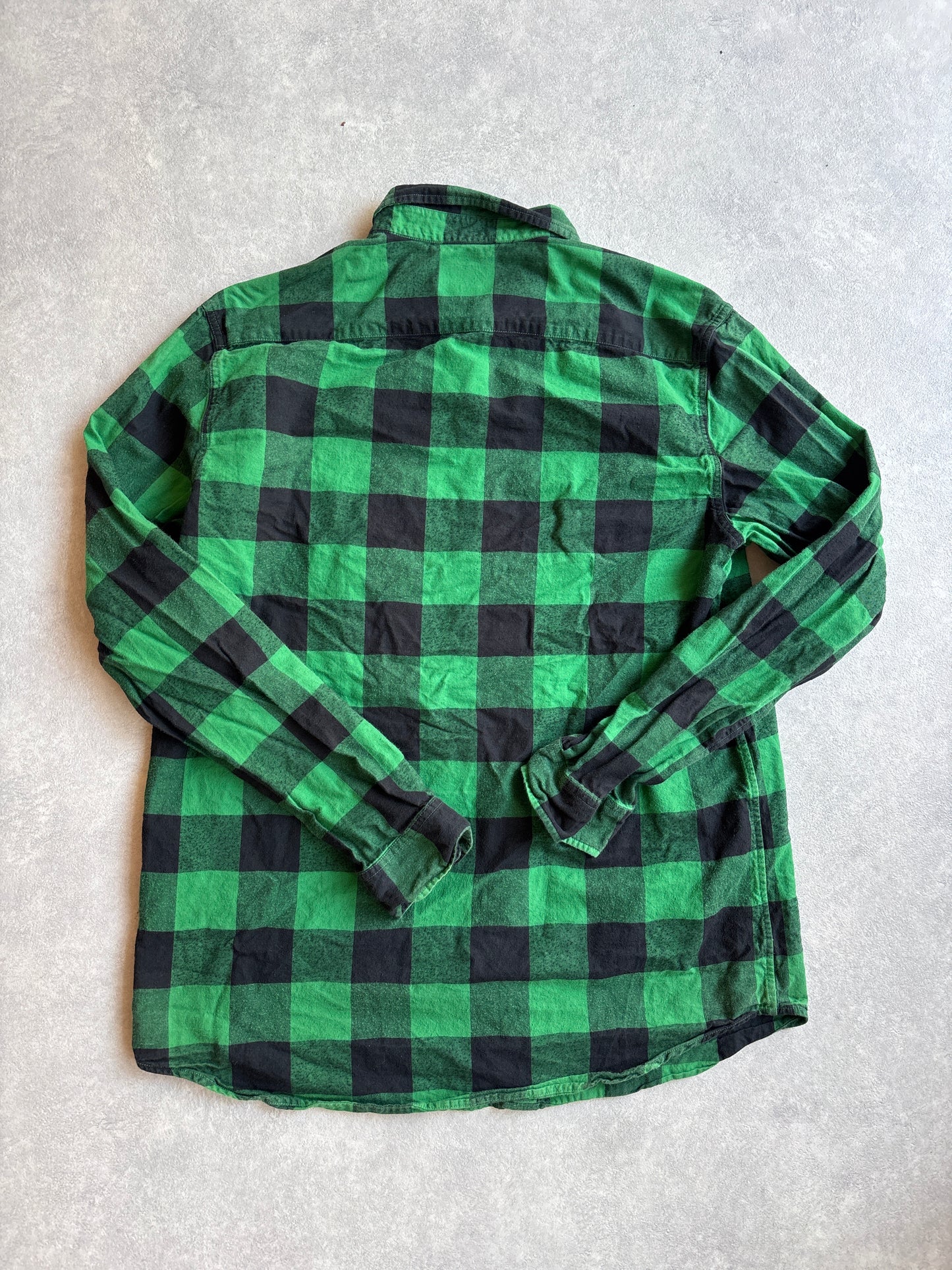 Supreme Herringbone Check Flannel Green XL