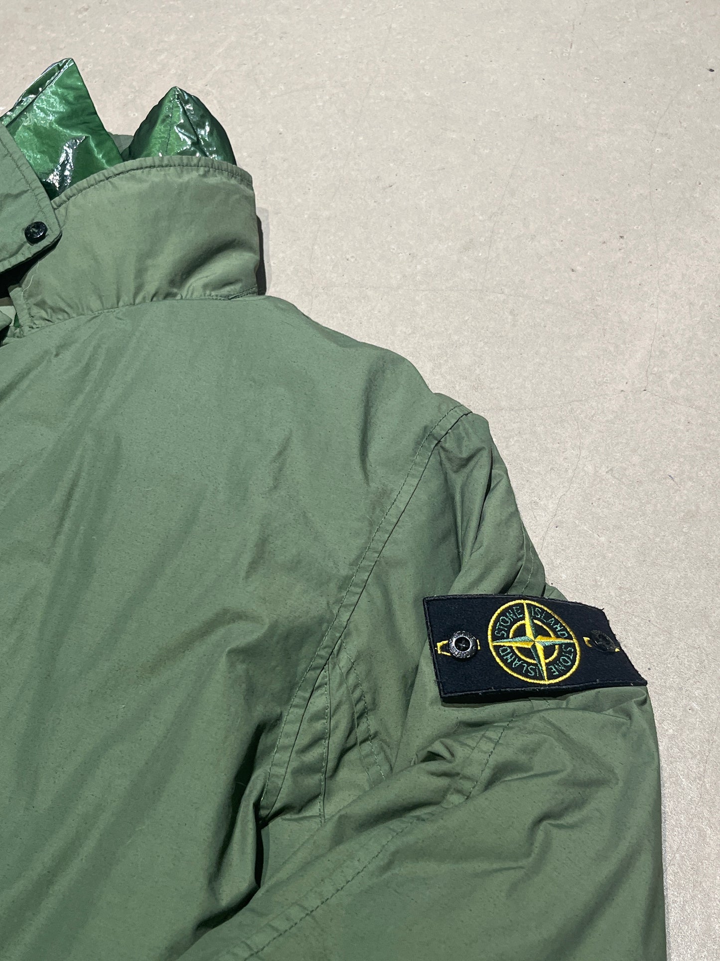 Stone Island Down Jacket Green XL