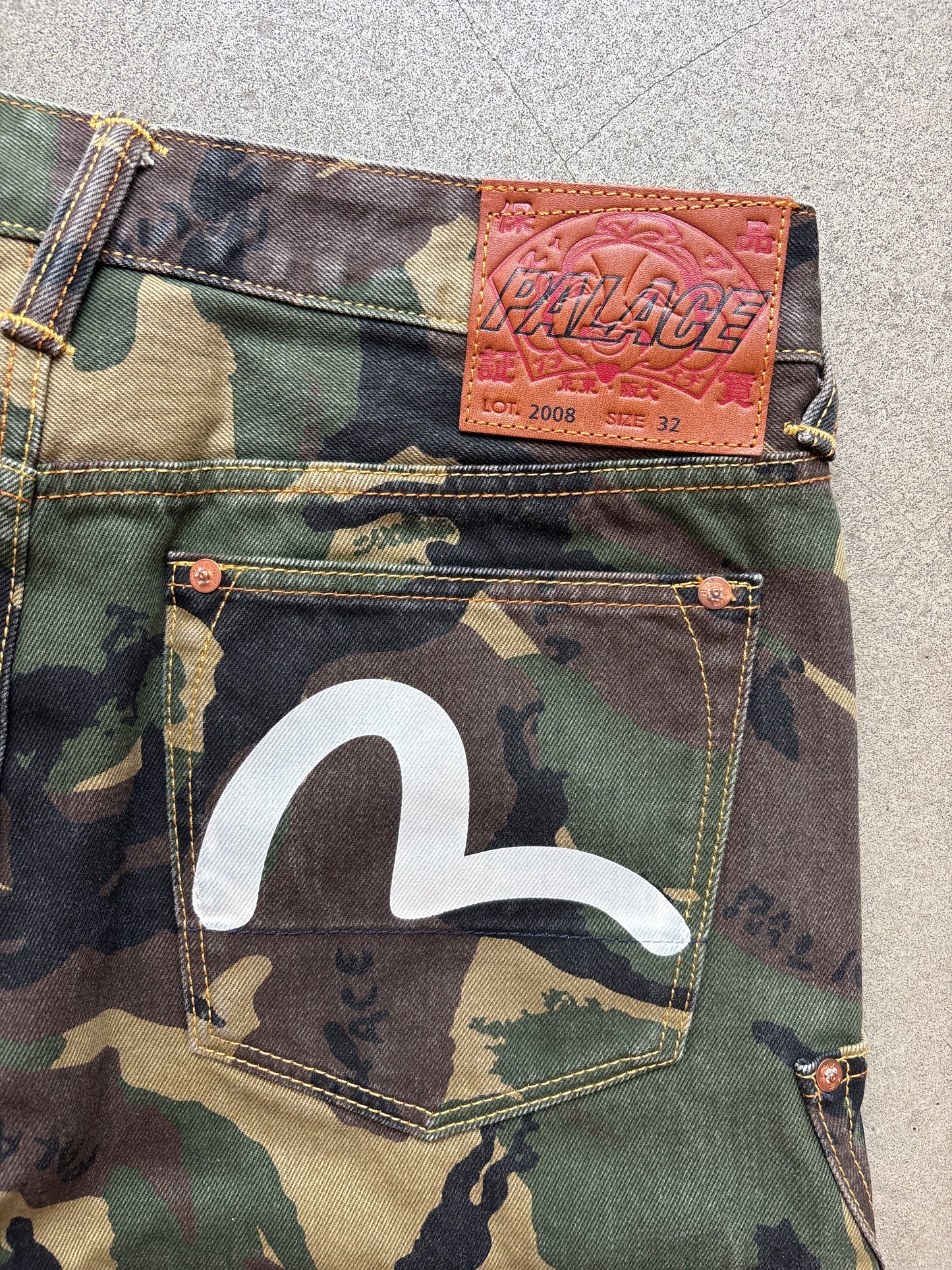Palace x Evisu Denim Jean Camo