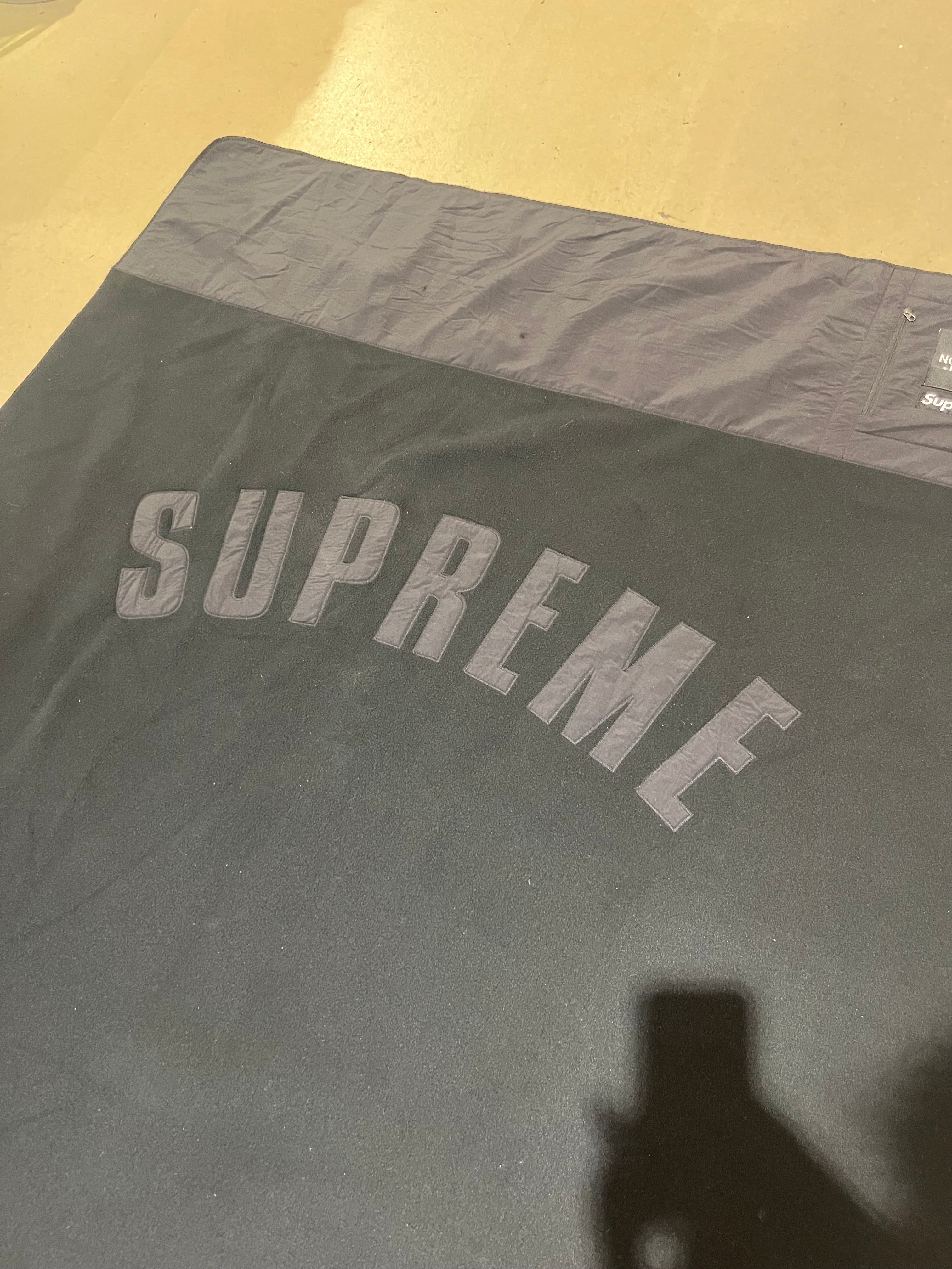 Supreme The North Face Arc Logo Denali Fleece Blanket Black Mokum Vintage