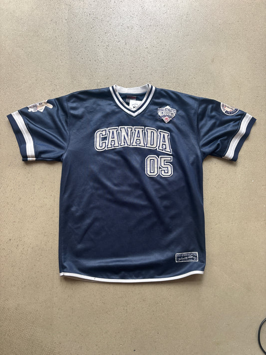 Vintage Fubu Canada Jersey Navy XL