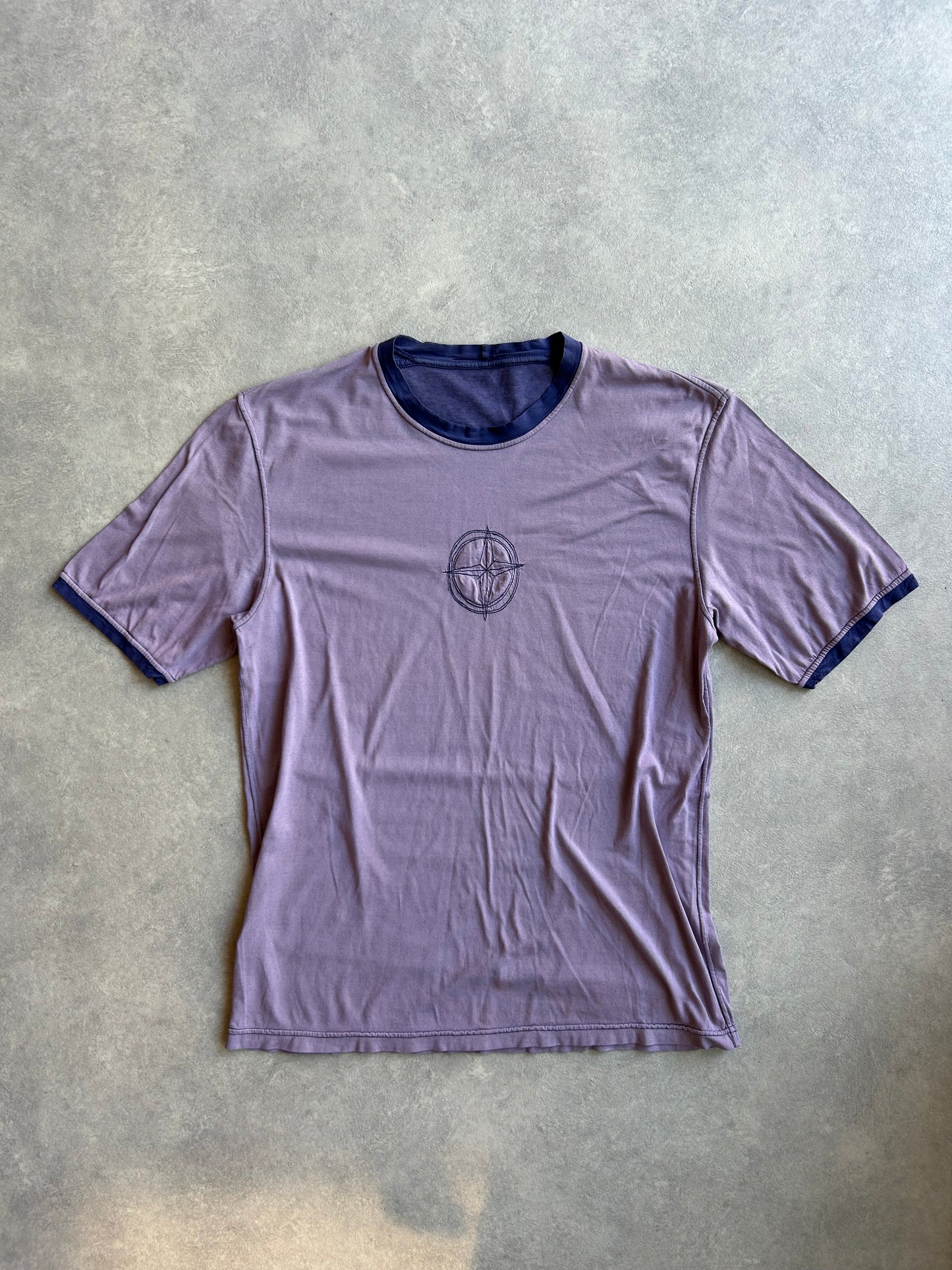 Stone Island Vintage Purple Stitch Tee Small