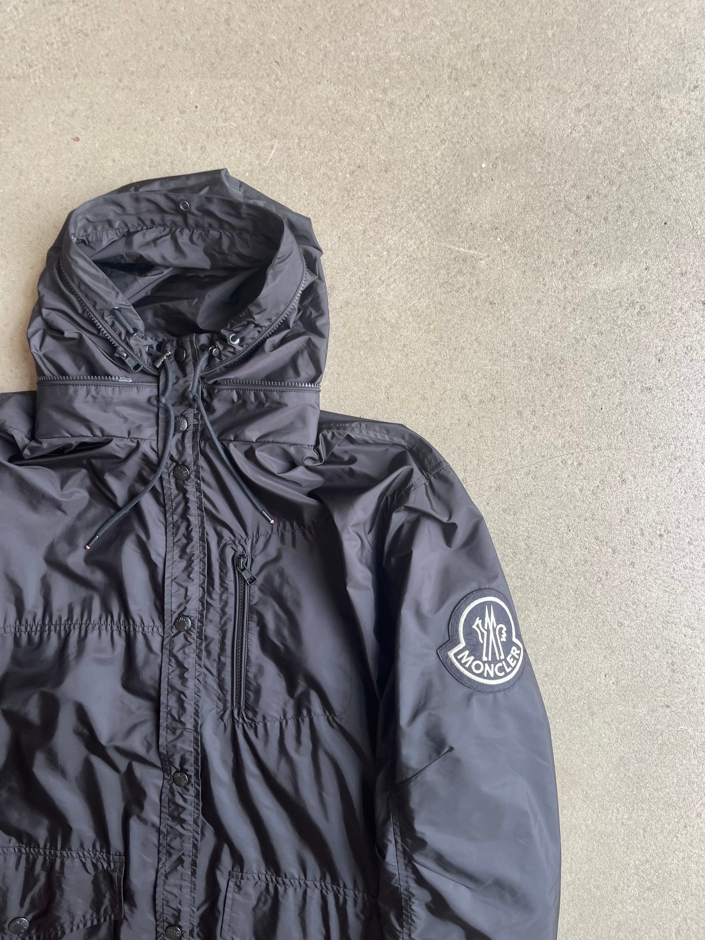Moncler Genius Greg Long Nylon Trenchcoat Black 3