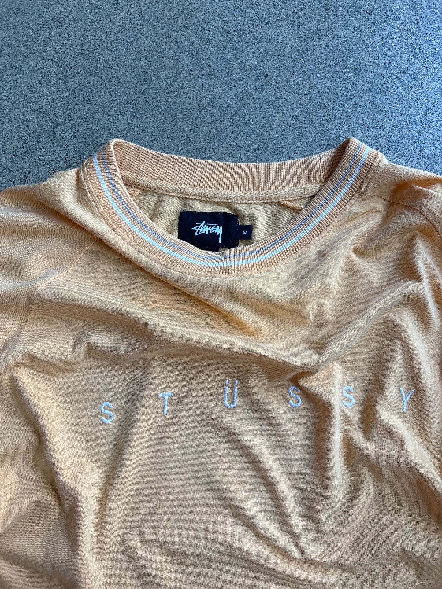Stussy Yellow Long Sleeve M