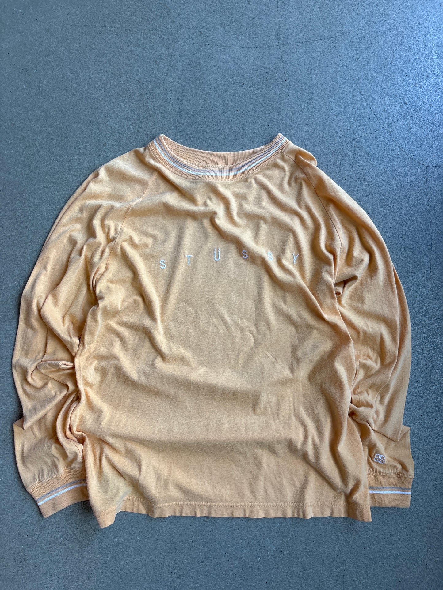 Stussy Yellow Long Sleeve M
