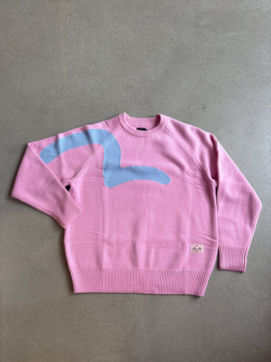 Palace x Evisu Seagull Knit Pink Nectar