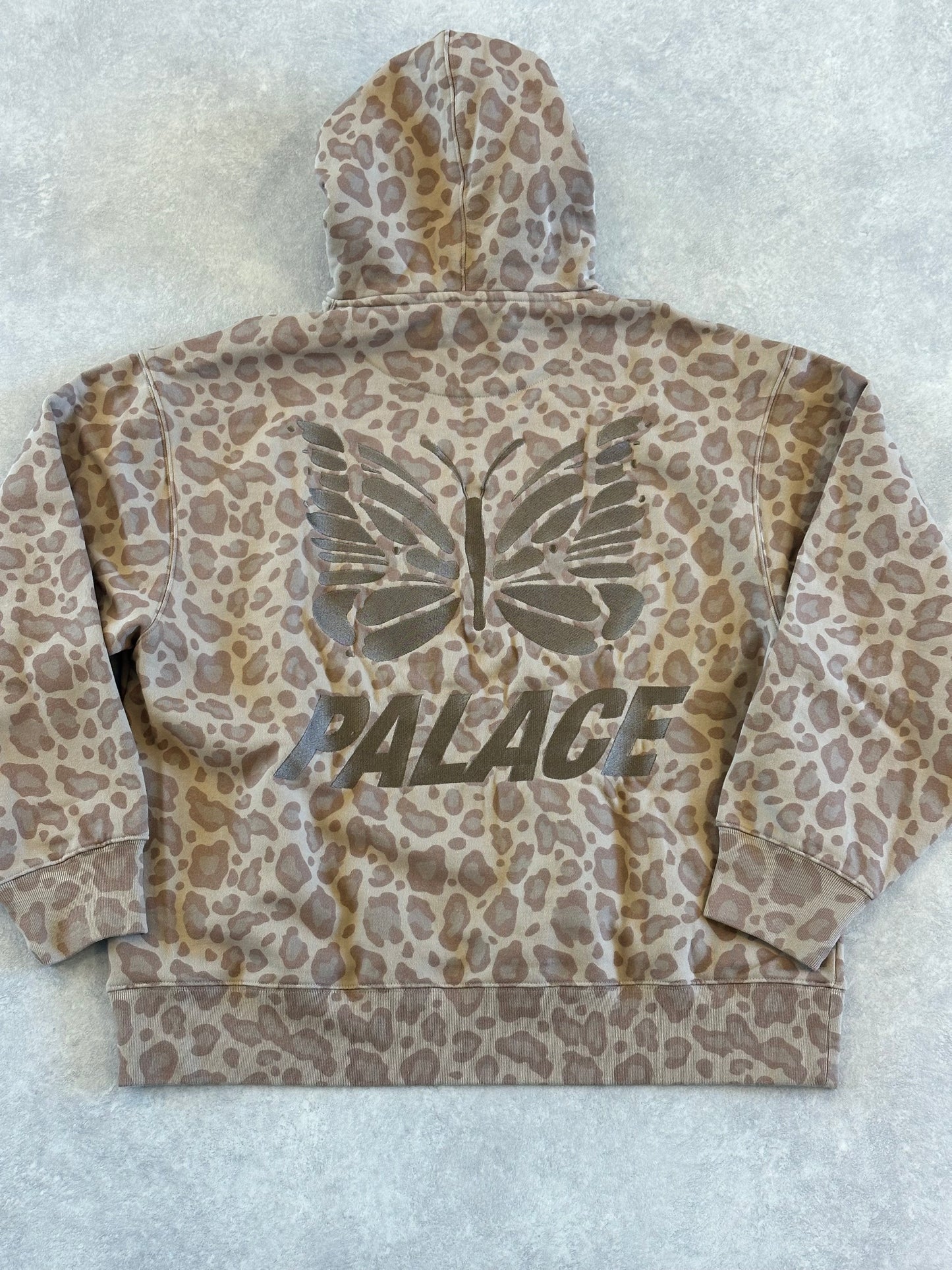 Palace x Needles Hood Sand XL