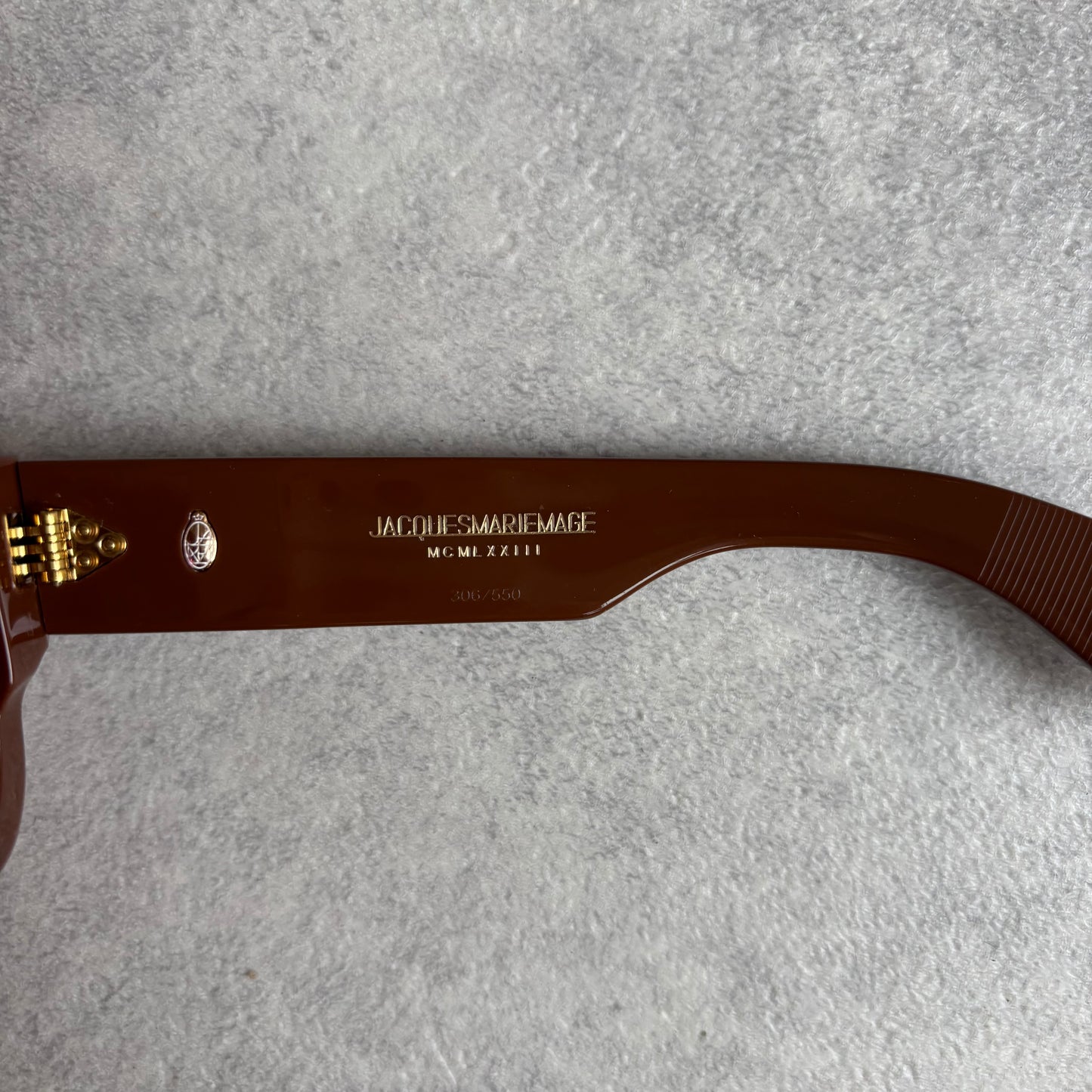 Jacques Marie Mage Ascari Sunglasses Brown