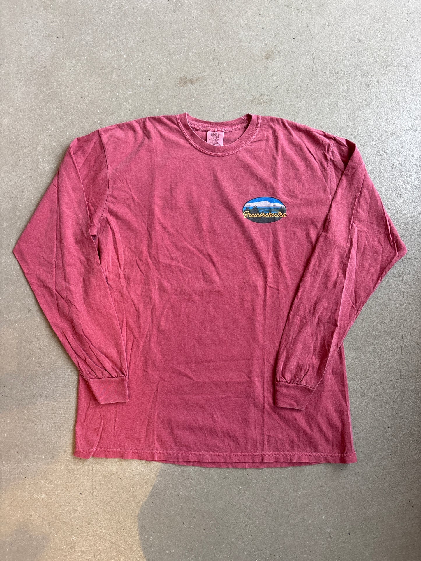 Comfort Colors Brainorchestra Longsleeve Tee Red XL