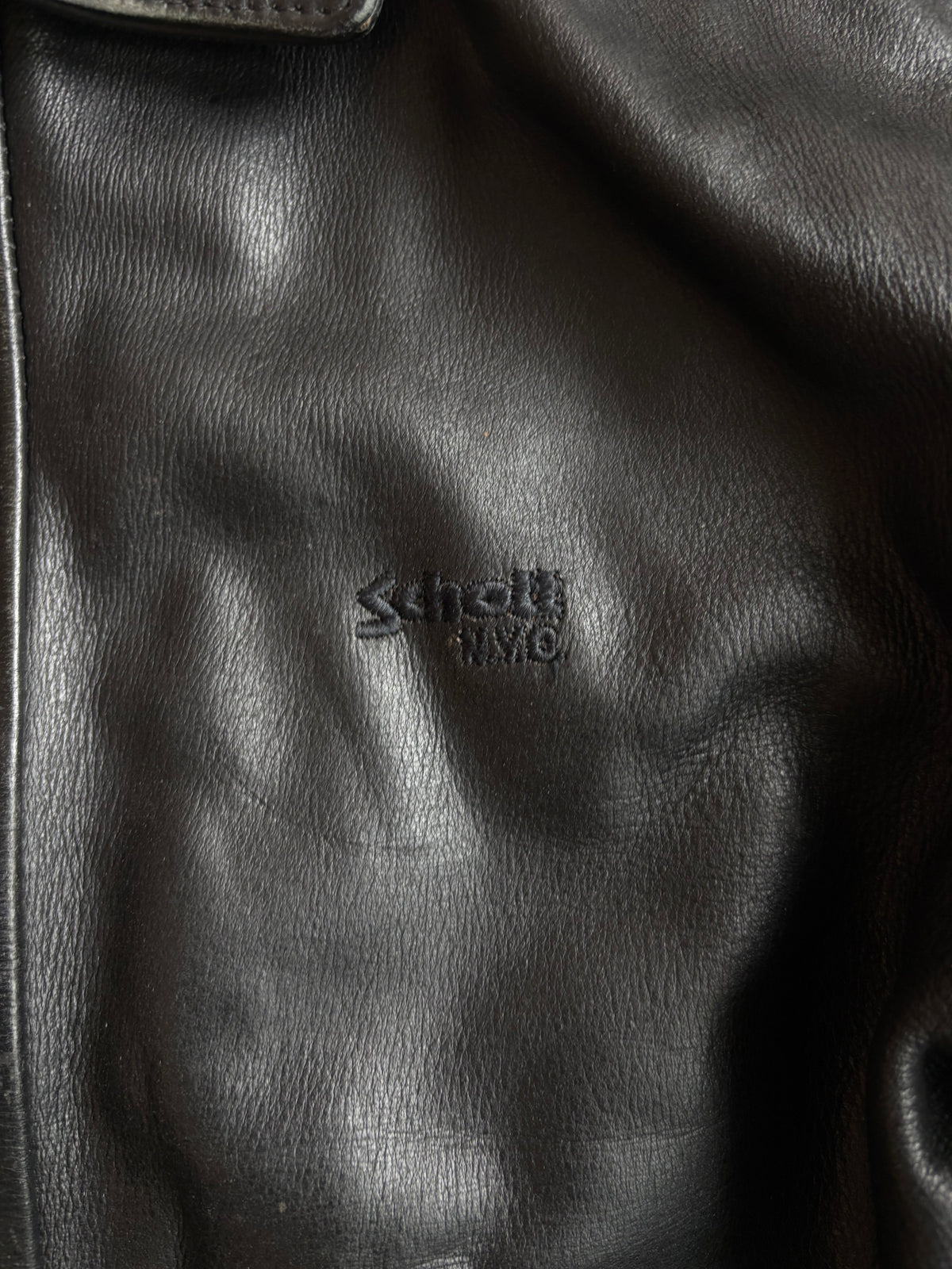 Schott NYC Vintage Leather Jacket Medium