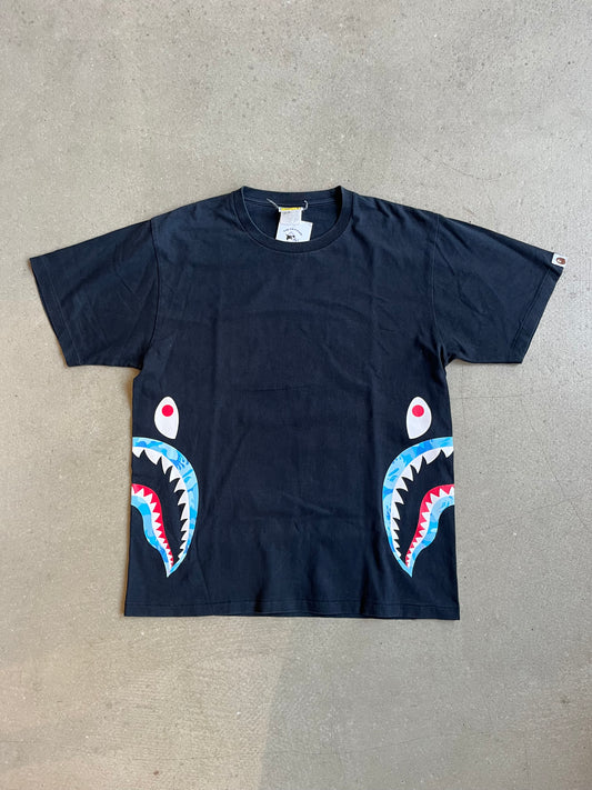 Bape Shark Tee Black L