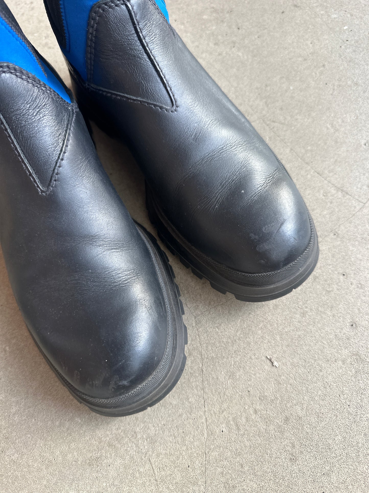 Prada Leather Brixxen Boots Size 11