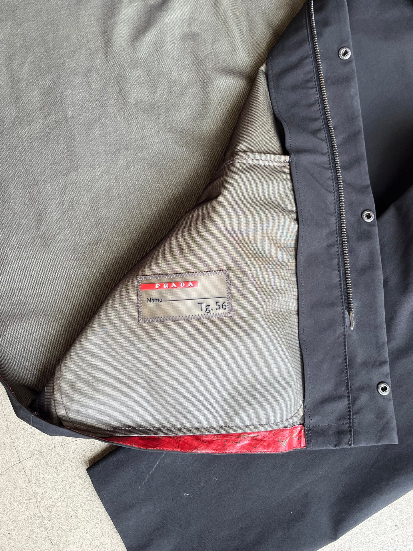 Prada Linea Rossa Windstopper Jacket Black XL