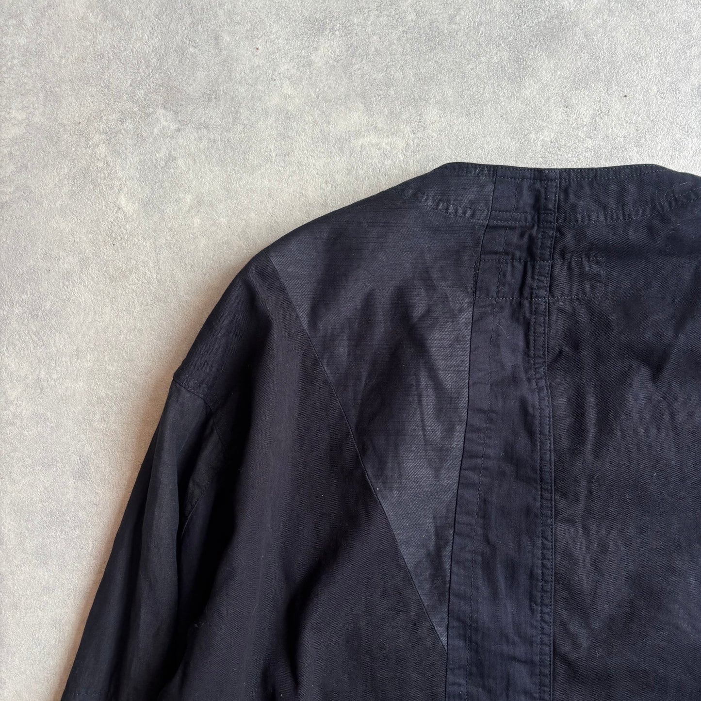 Comme Des Garcons Homme Plus Multi Fabric Jacket Navy Large