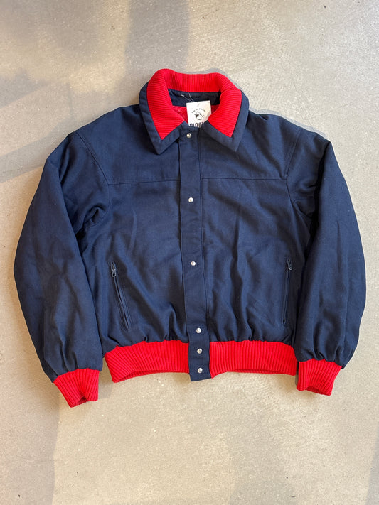 Moncler Reversible Bomber Puffer Navy M