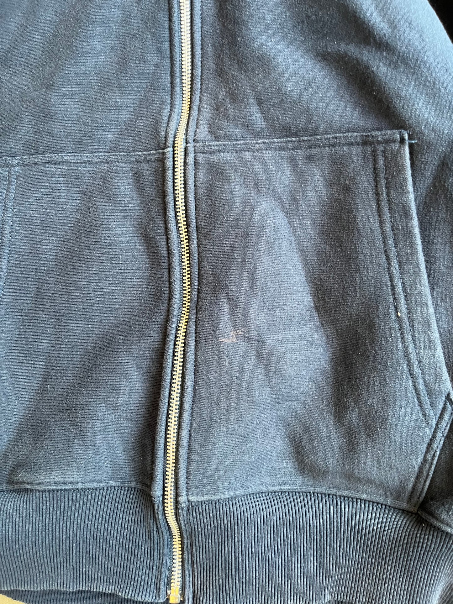 Stussy Amsterdam Zip-Up Hoodie Navy L