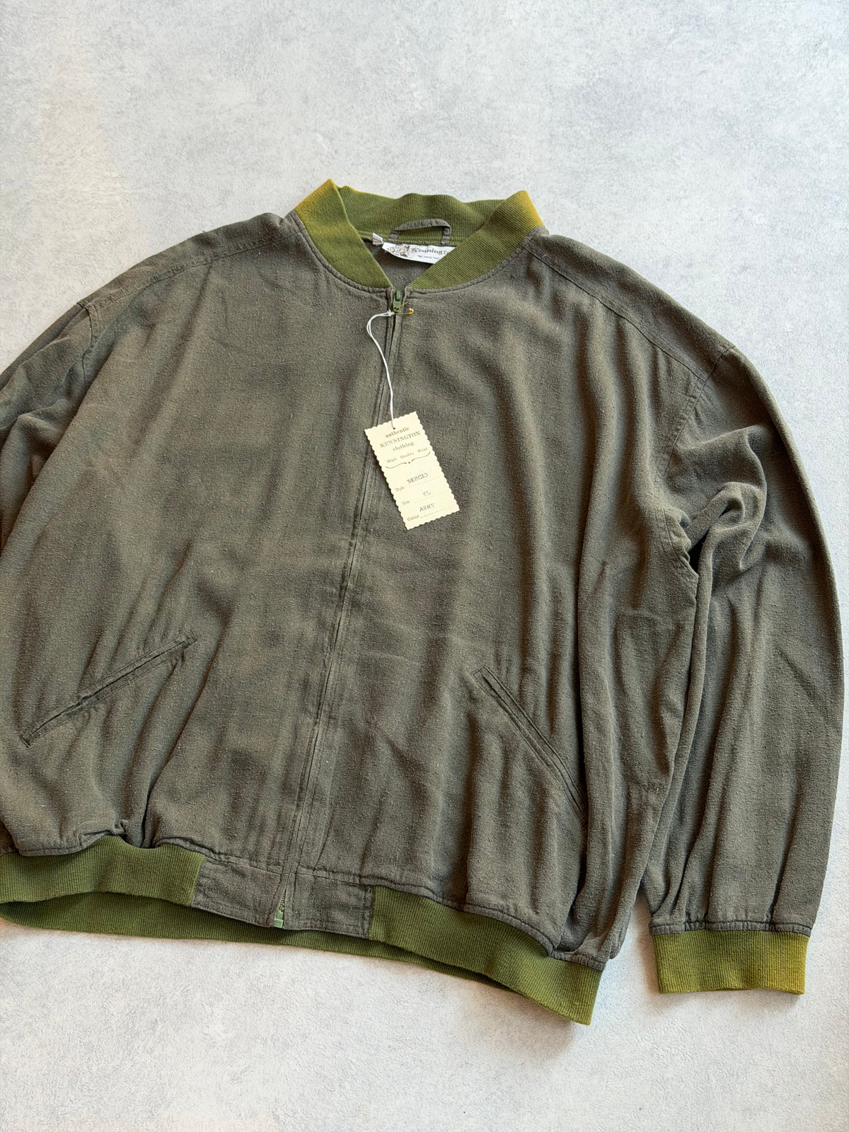 Kennington Sergio Bomber Vest Army Green XL